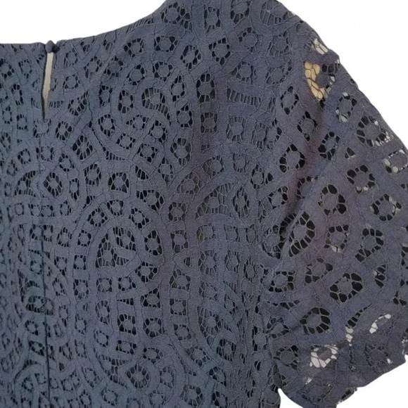 J. Crew Factory Short Sleeve Lace Top Size 4 - Picture 7 of 11